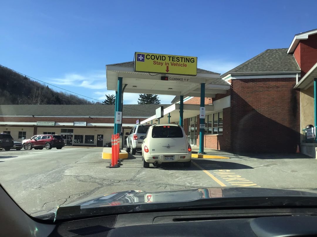 Wayne Memorial Hospital has a drive-in COVID testing site on Route 6 and Maple Ave.